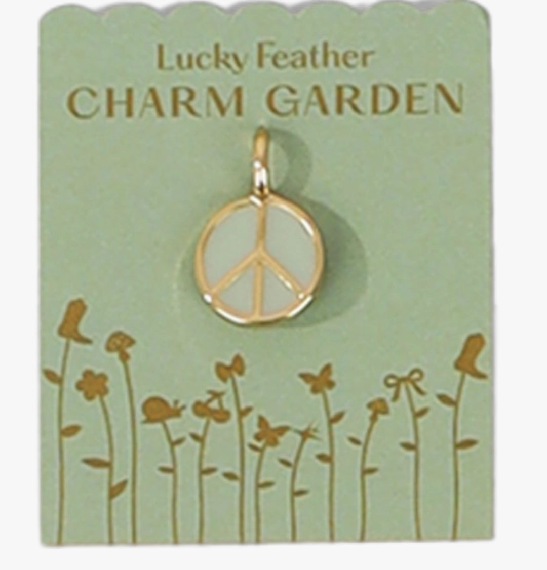 Gold Peace Charm