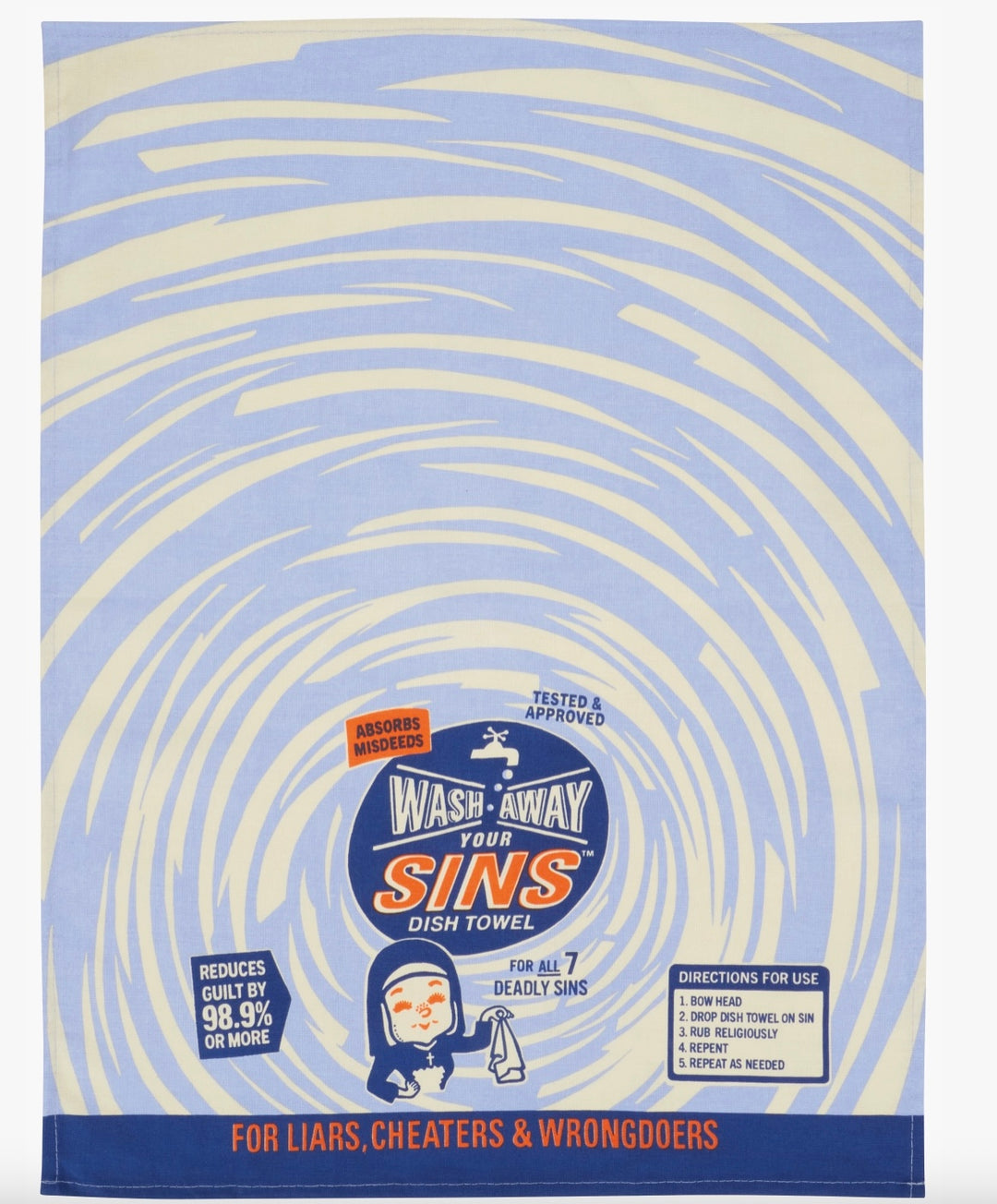 Wash Away Your Sins Dish Towel