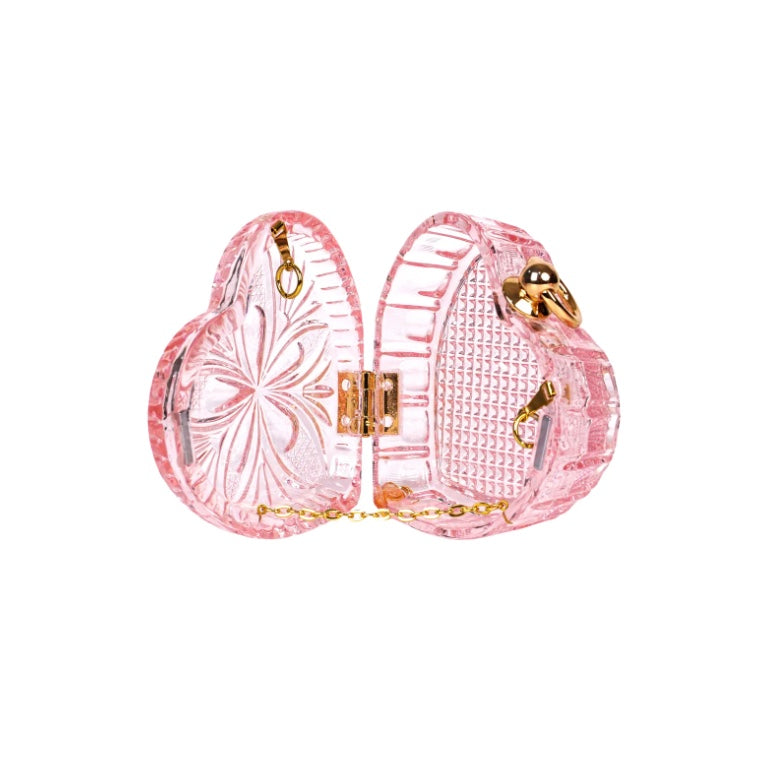 Amour Heart Clutch Rosé