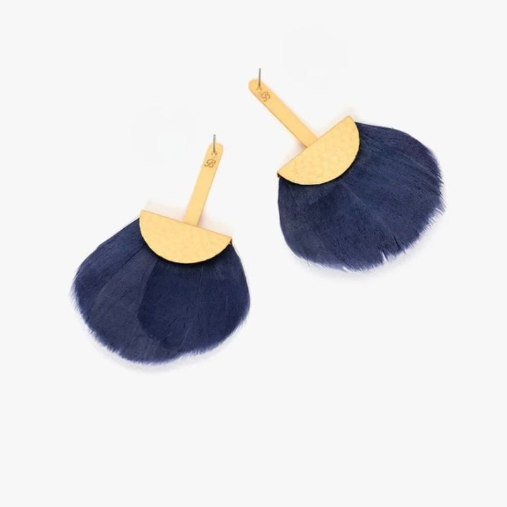 Tucket Blue Grecian Earrings