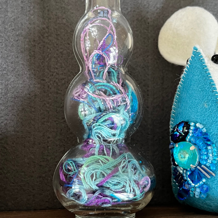 Blue Magpie Mouse Shadowbox