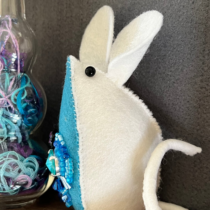 Blue Magpie Mouse Shadowbox