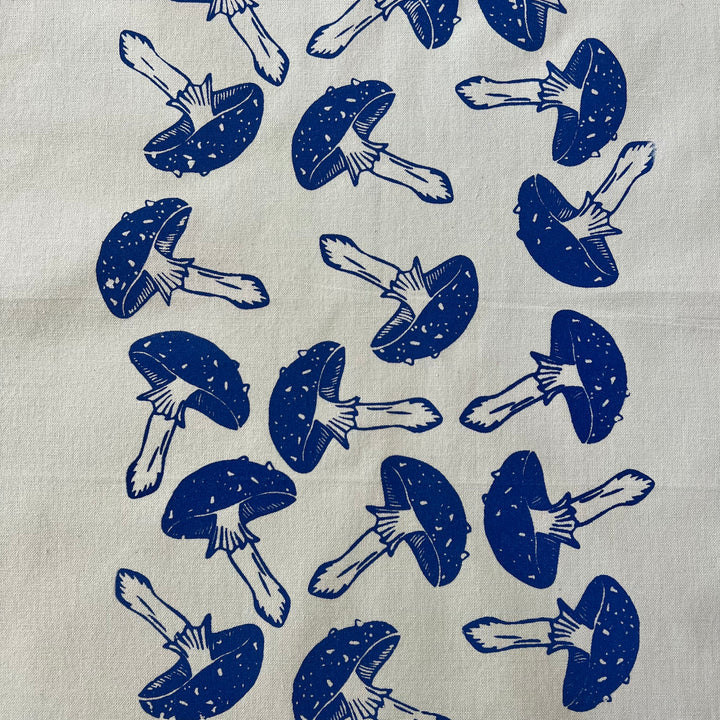Mushroom Tea Towels ~ Screen Printed Cotton