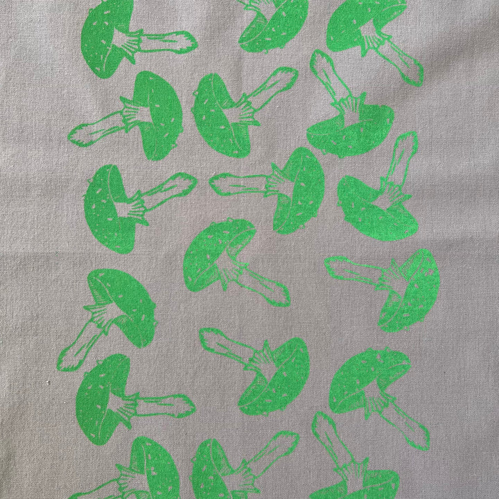 Mushroom Tea Towels ~ Screen Printed Cotton