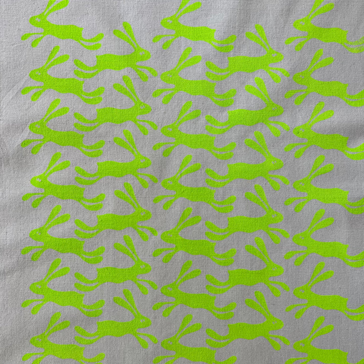 Silly Bunny Tea Towels ~ Screen Printed Cotton