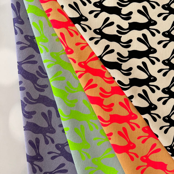 Silly Bunny Tea Towels ~ Screen Printed Cotton