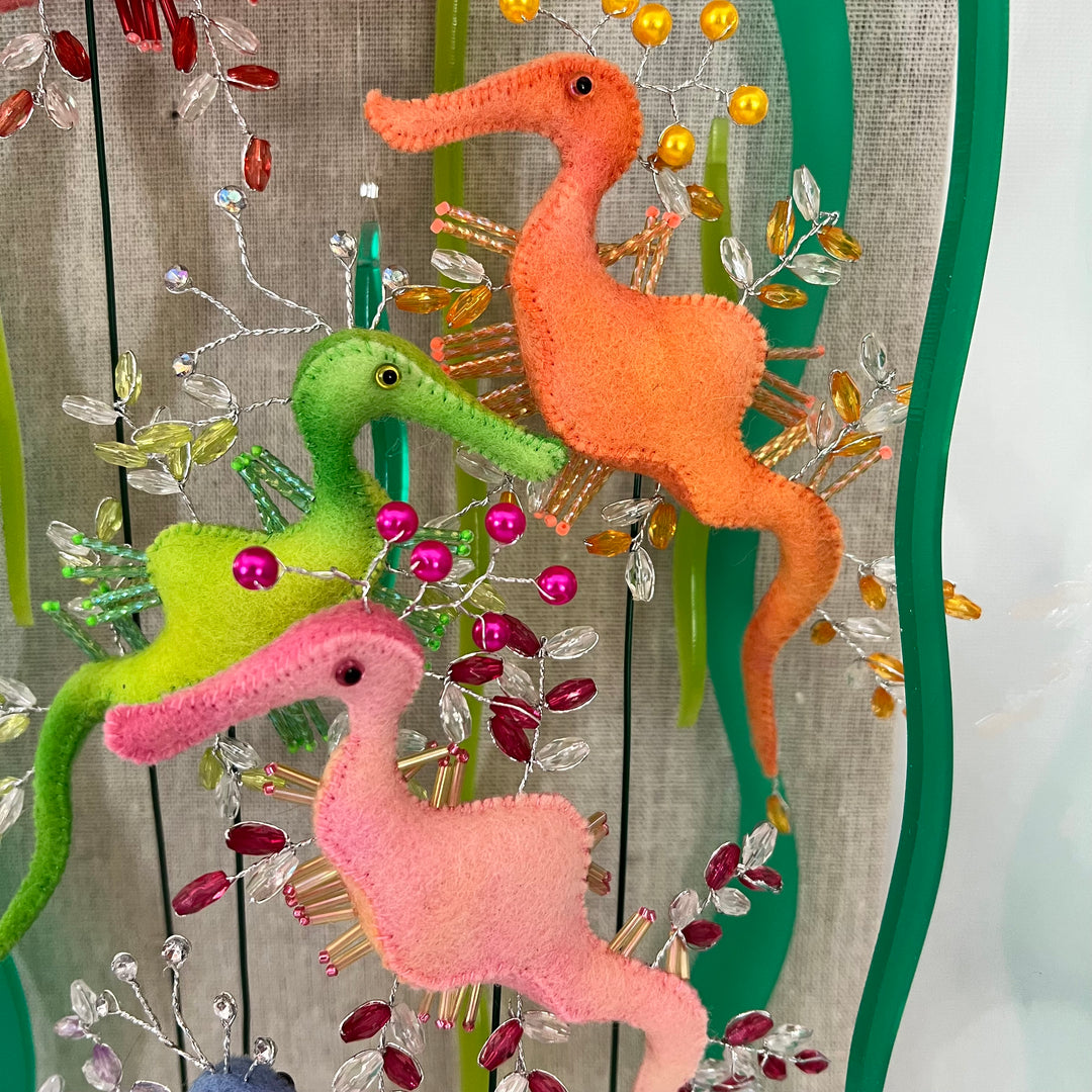 Rainbow Leafies ~ Leafy Sea Dragons Shadow Box