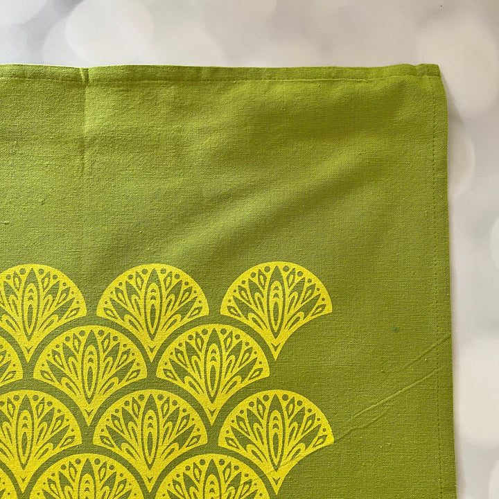 Peacock Tea Towels ~ Screen Printed Cotton