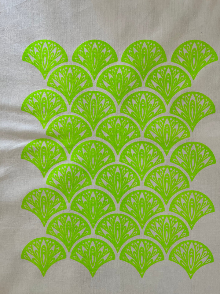 Peacock Tea Towels ~ Screen Printed Cotton