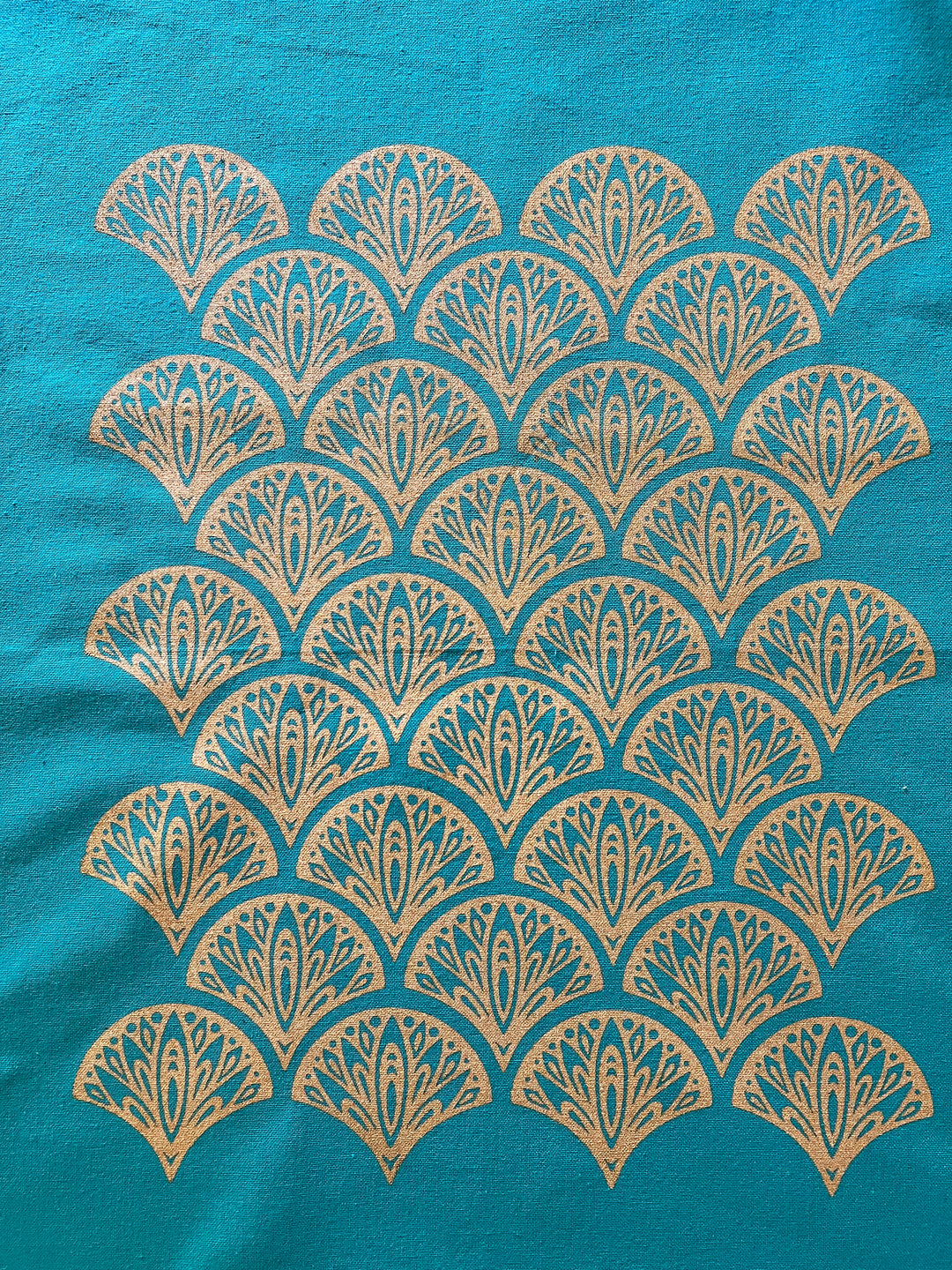 Peacock Tea Towels ~ Screen Printed Cotton