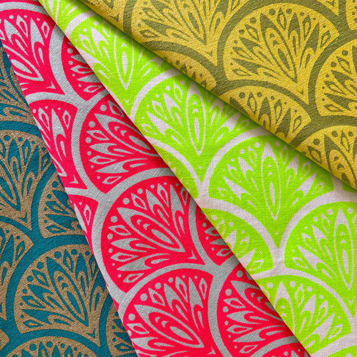 Peacock Tea Towels ~ Screen Printed Cotton