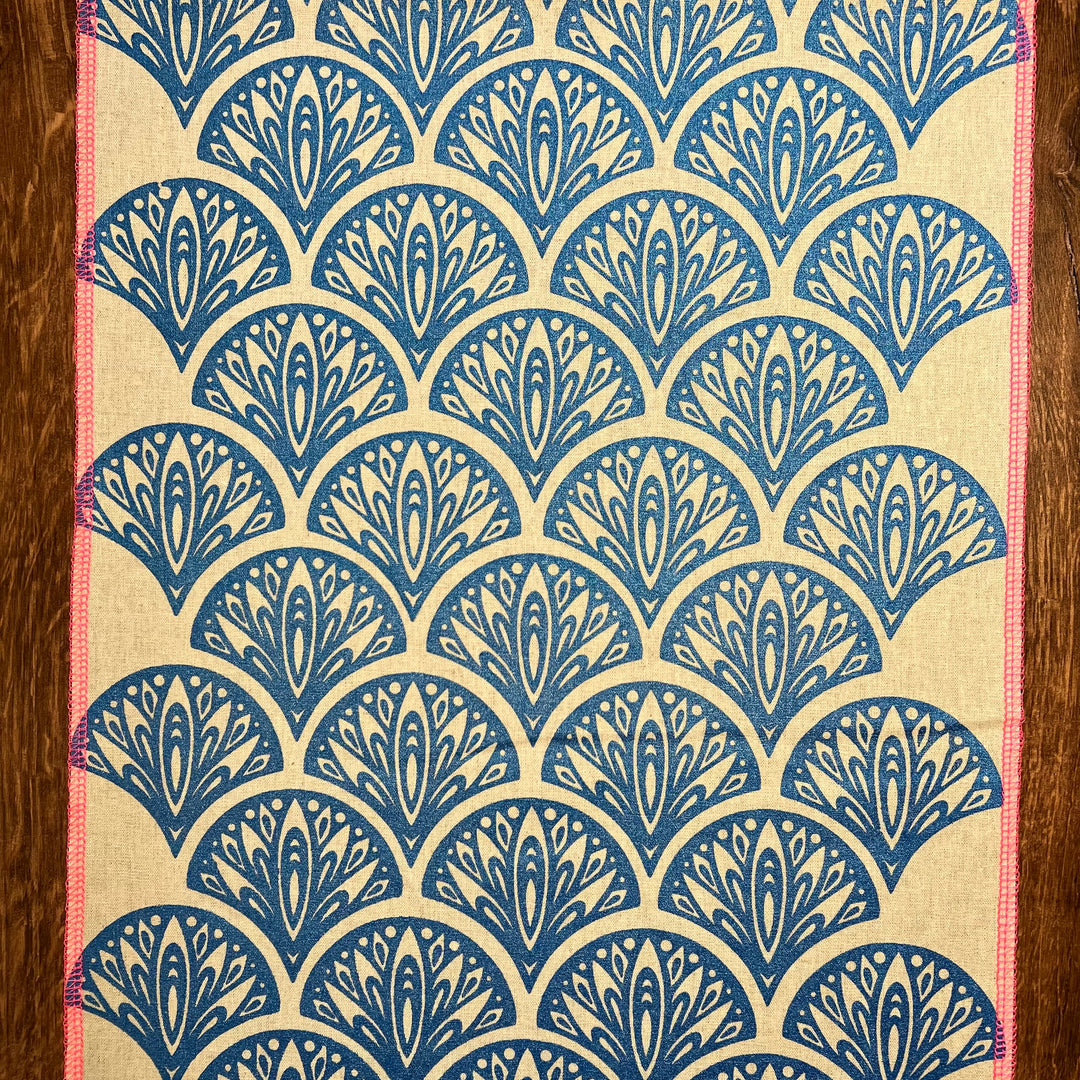 Natural Peacock Table Runner