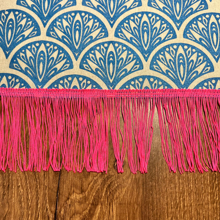 Natural Peacock Table Runner