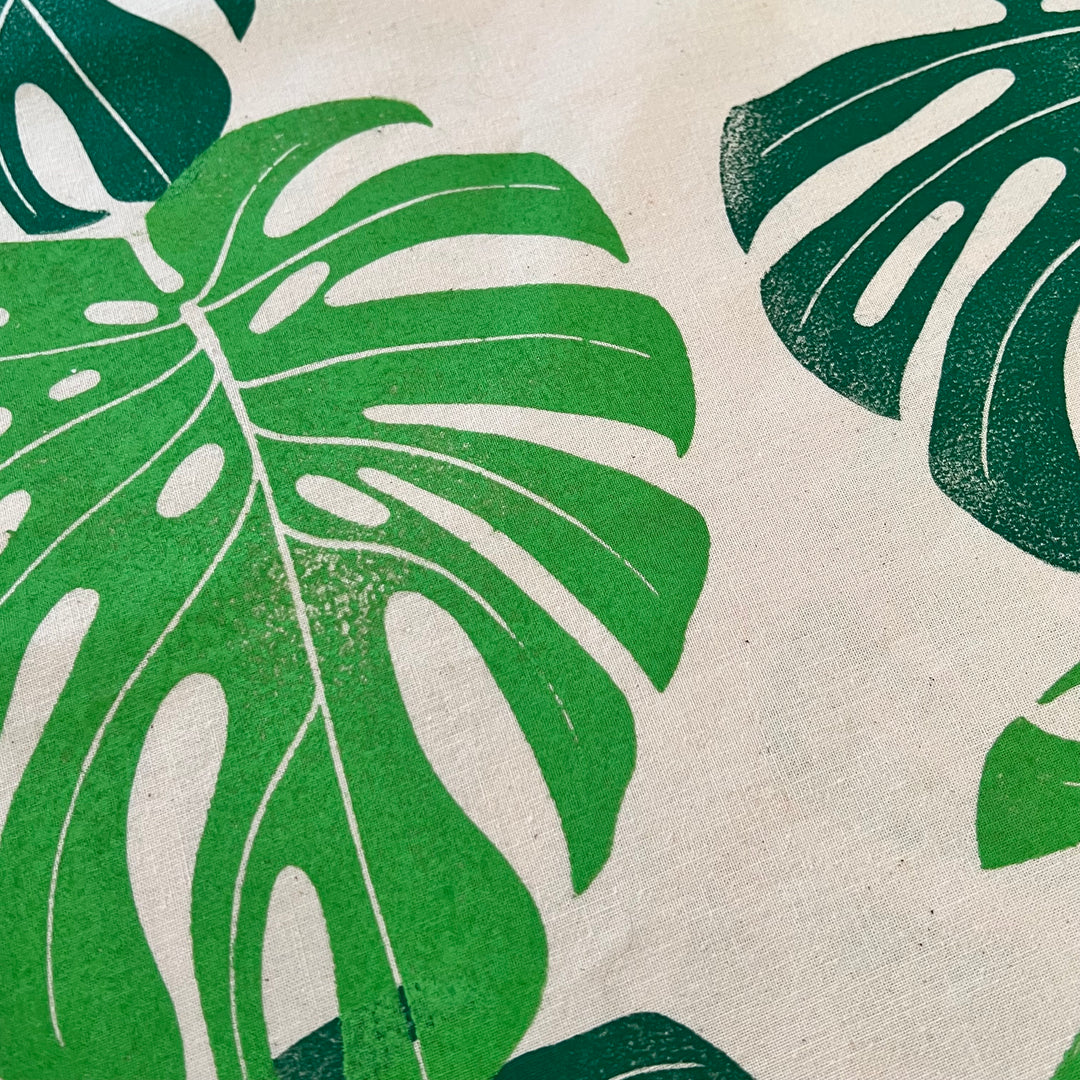 Monstera Leaves Table Runner