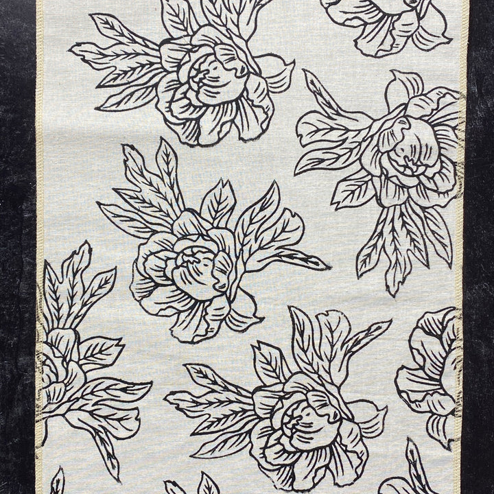 Peonies Table Runner