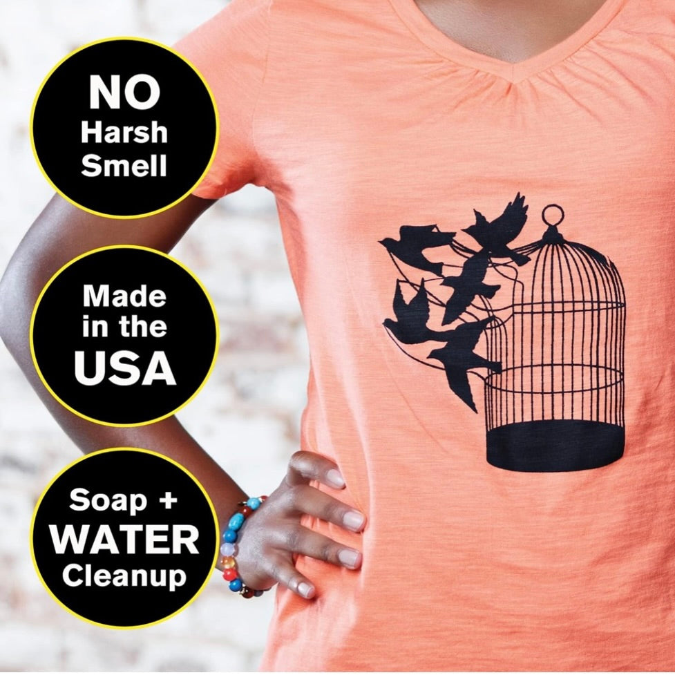 Basic Colors Screen Printing Ink Set