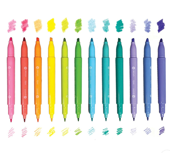 Pastel Hues Dual Tip Markers