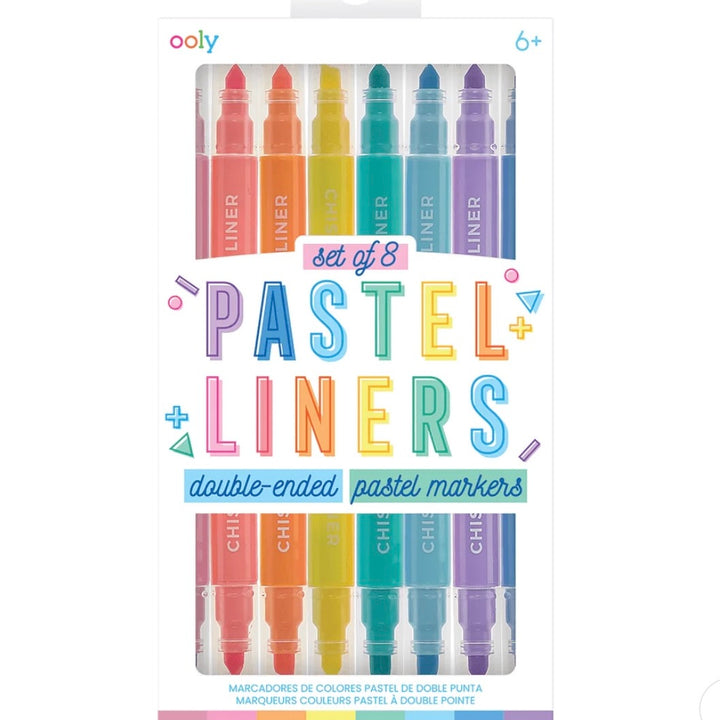 Pastel Liners Dual Tip Markers