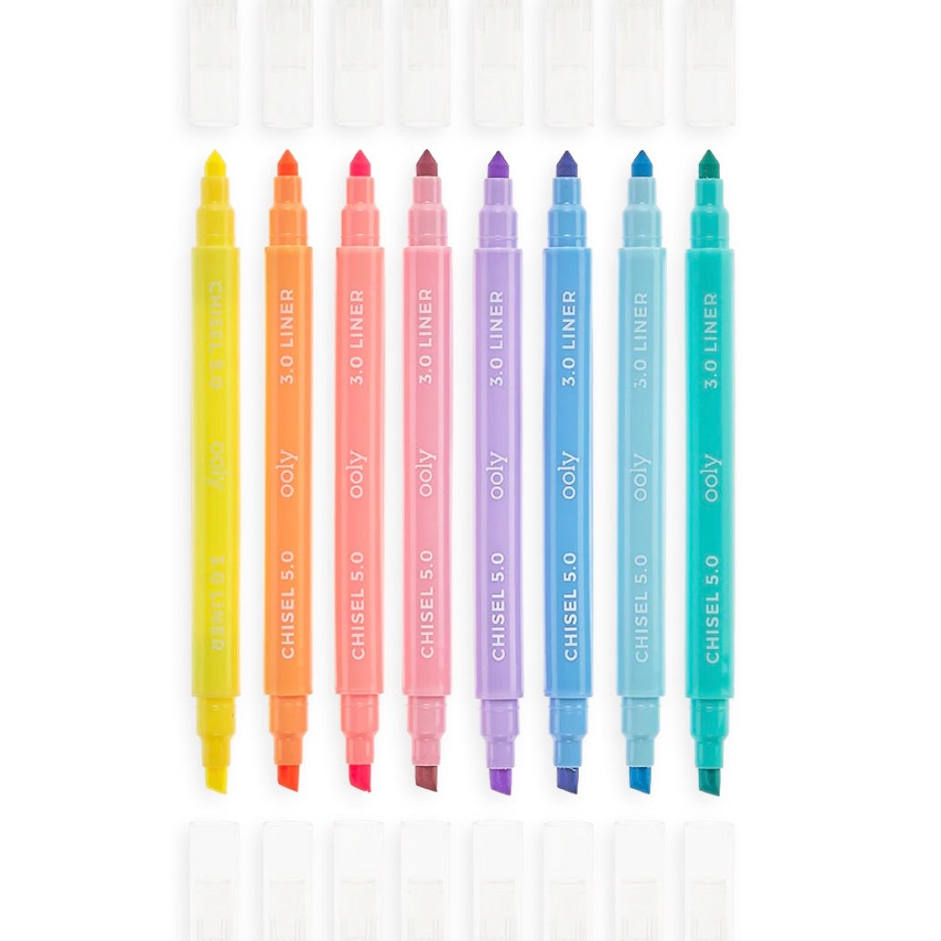 Pastel Liners Dual Tip Markers