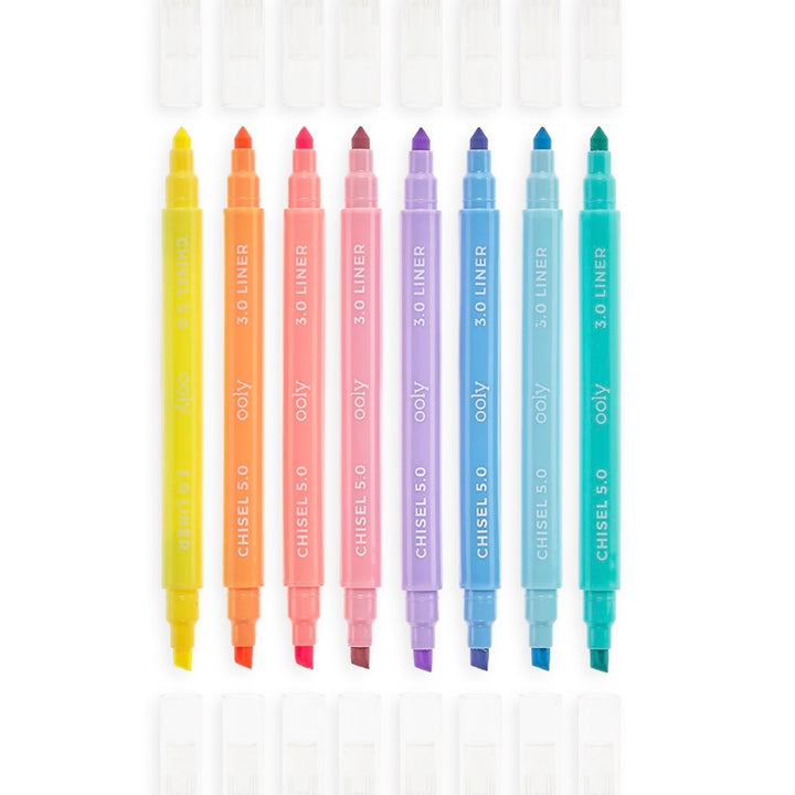 Pastel Liners Dual Tip Markers