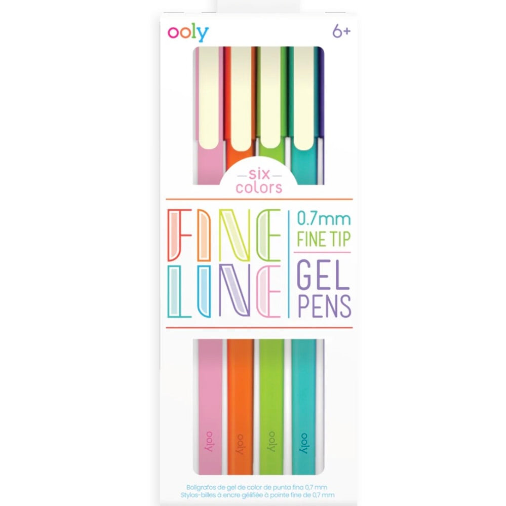Fine Line Colored Gel Pens
