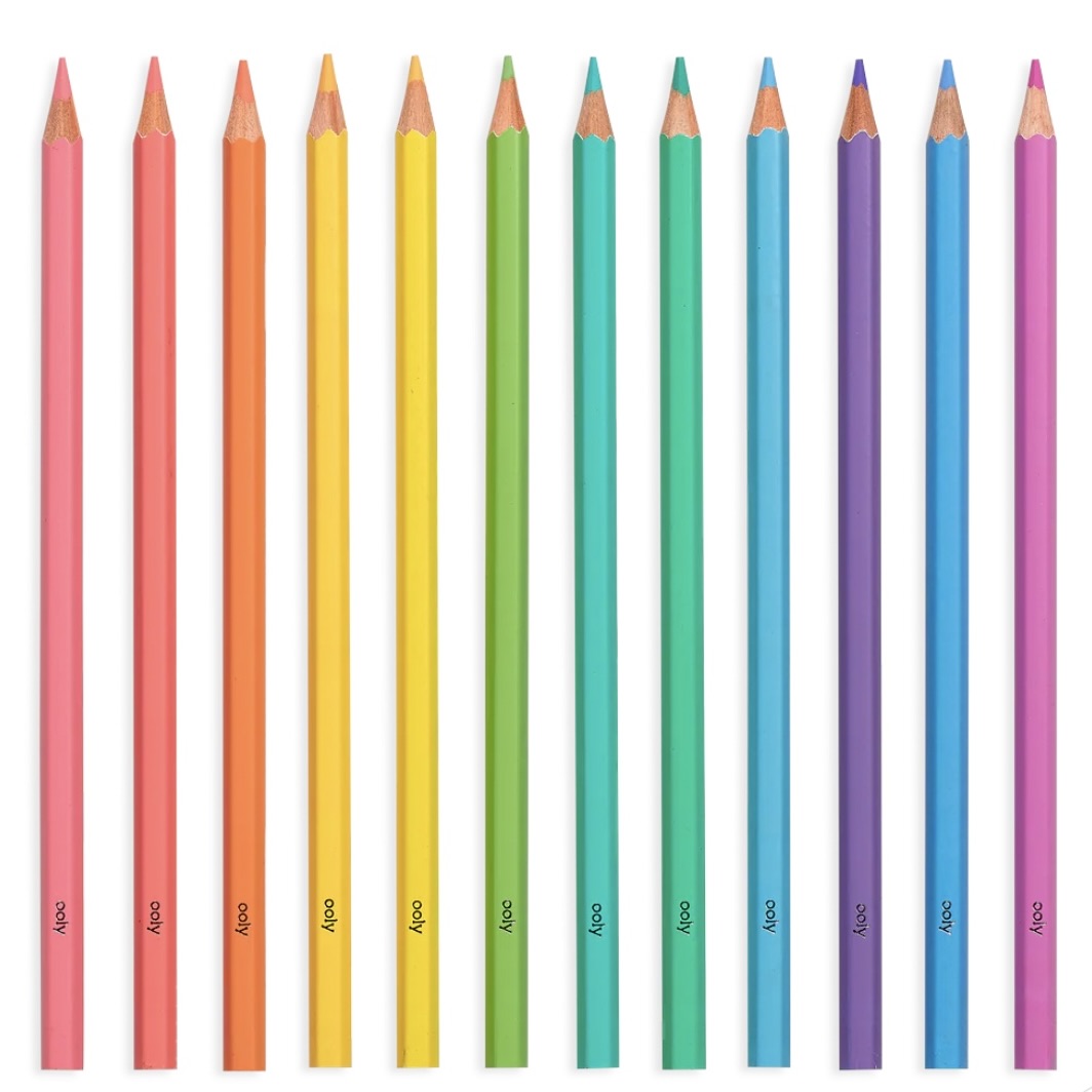 Pastel Hues Colored Pencils