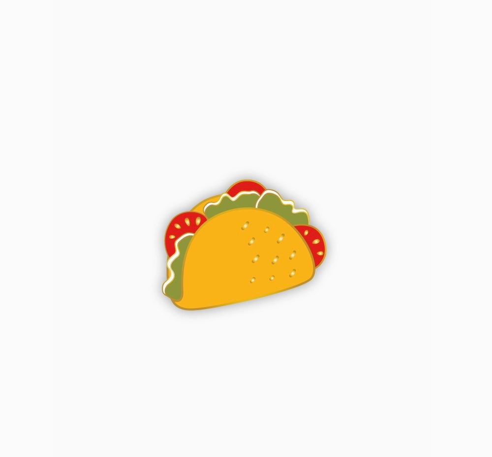 Taco Enamel Pin