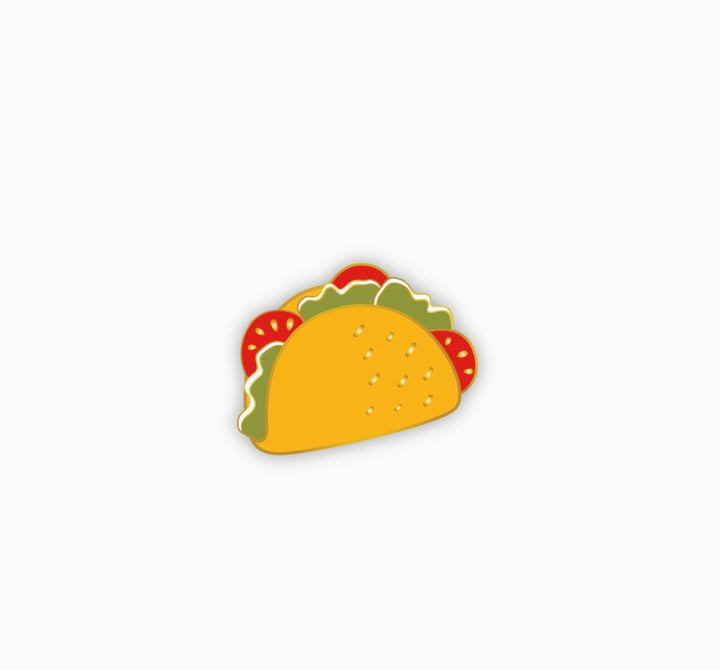 Taco Enamel Pin