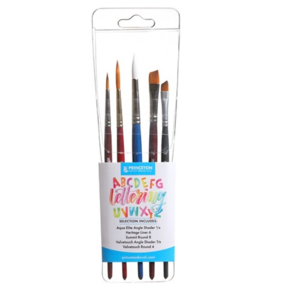 Lettering Professional 5-Piece Brush Set