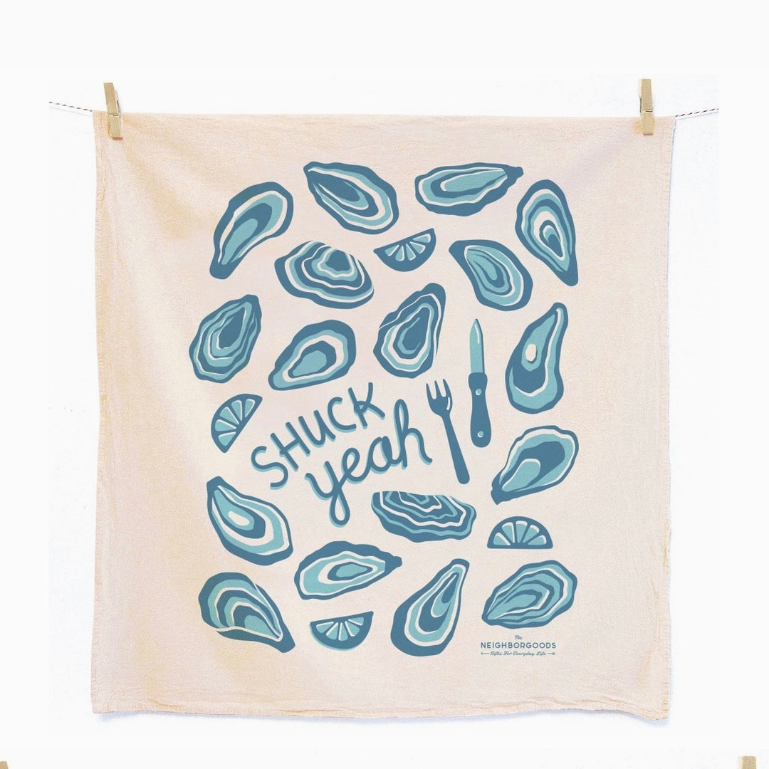 FRESH OYSTERS - Tea Towel Set of 2