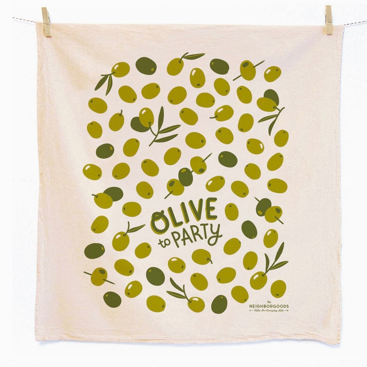 OLIVES WITH A TWIST - Tea Towel Set of 2