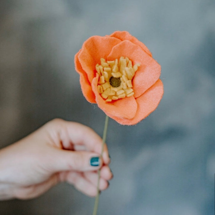 Felt Icelandic Poppy