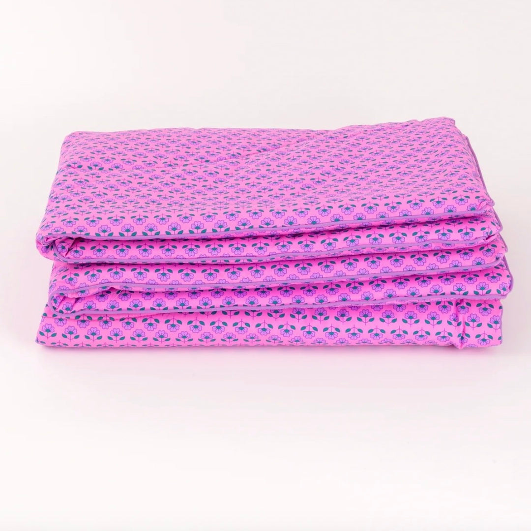 Alisha Pink Throw Blanket