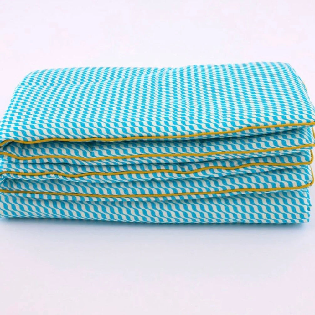 Kifkif Blue Throw Blanket