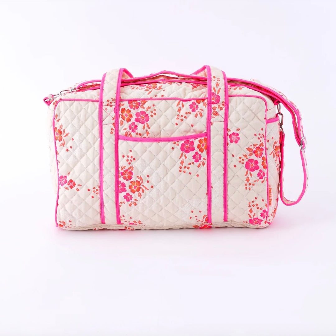 Folksy Ecru Overnight Bag