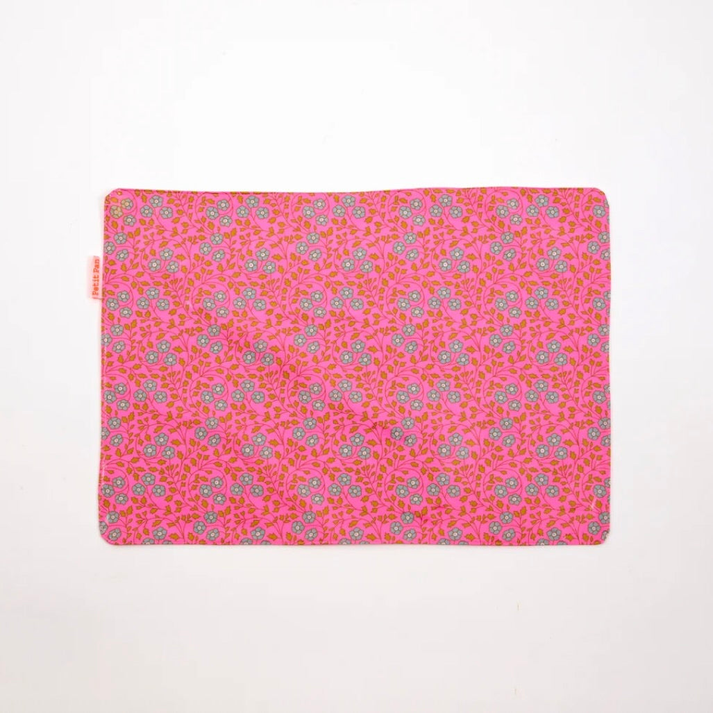 Aziza Pink Oilcloth Reversible Placemats