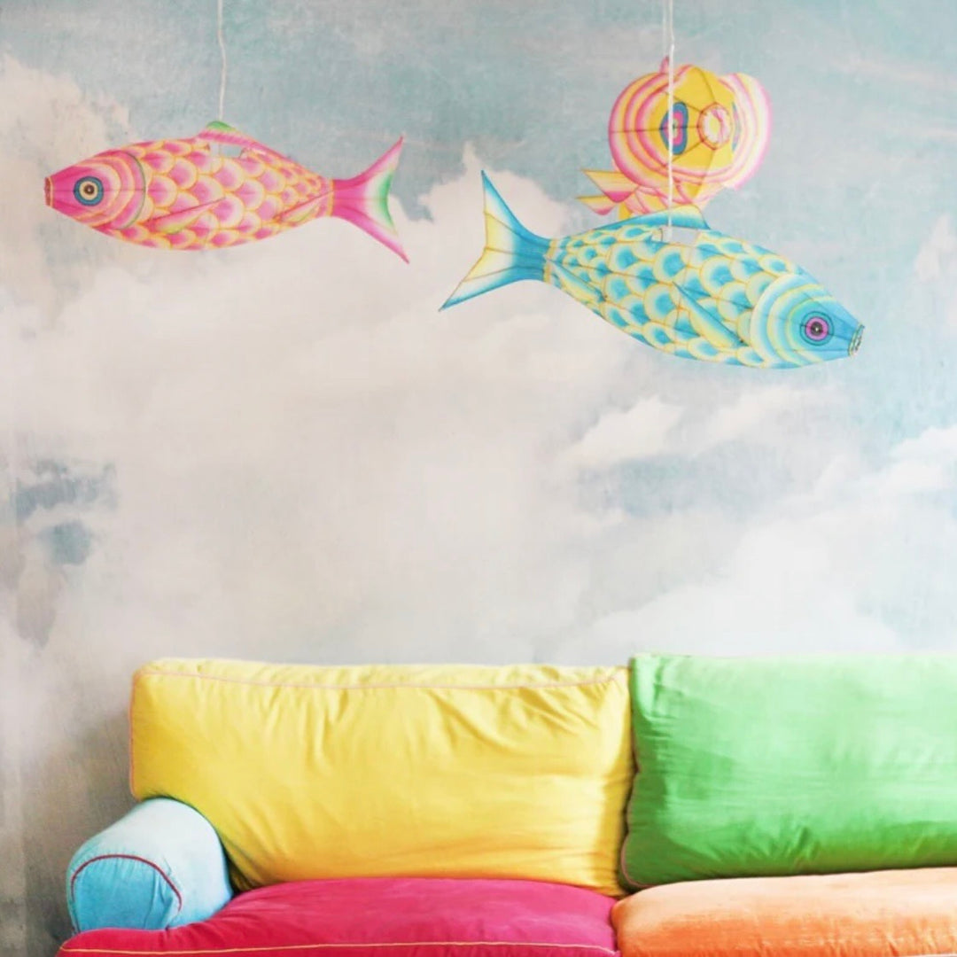Bamboo Carp Pendant Light