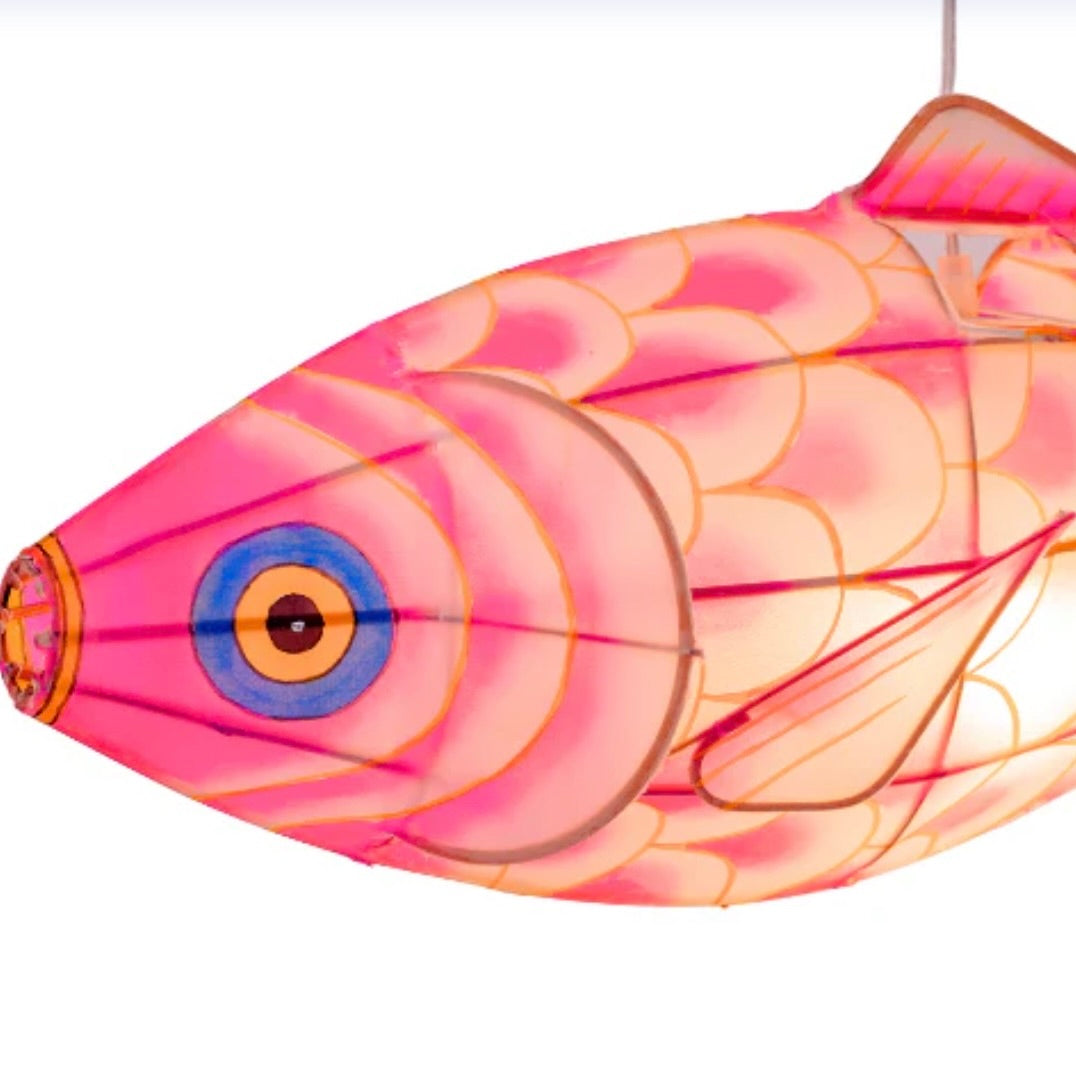 Bamboo Carp Pendant Light