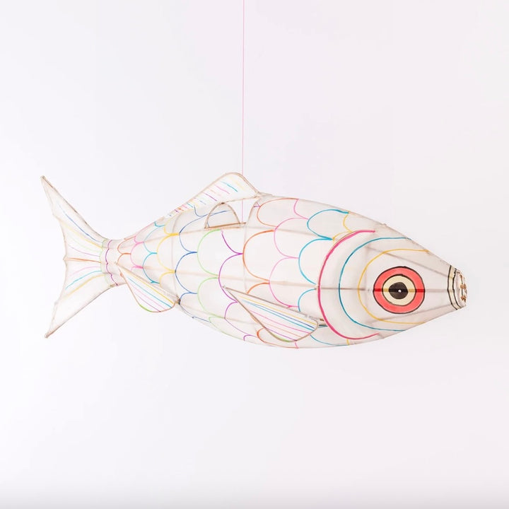 Bamboo Carp Pendant Light