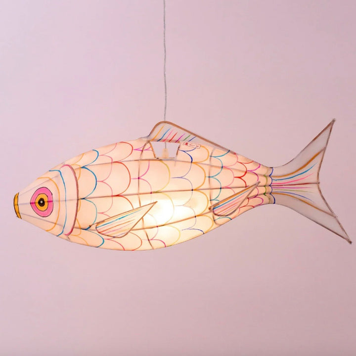 Bamboo Carp Pendant Light