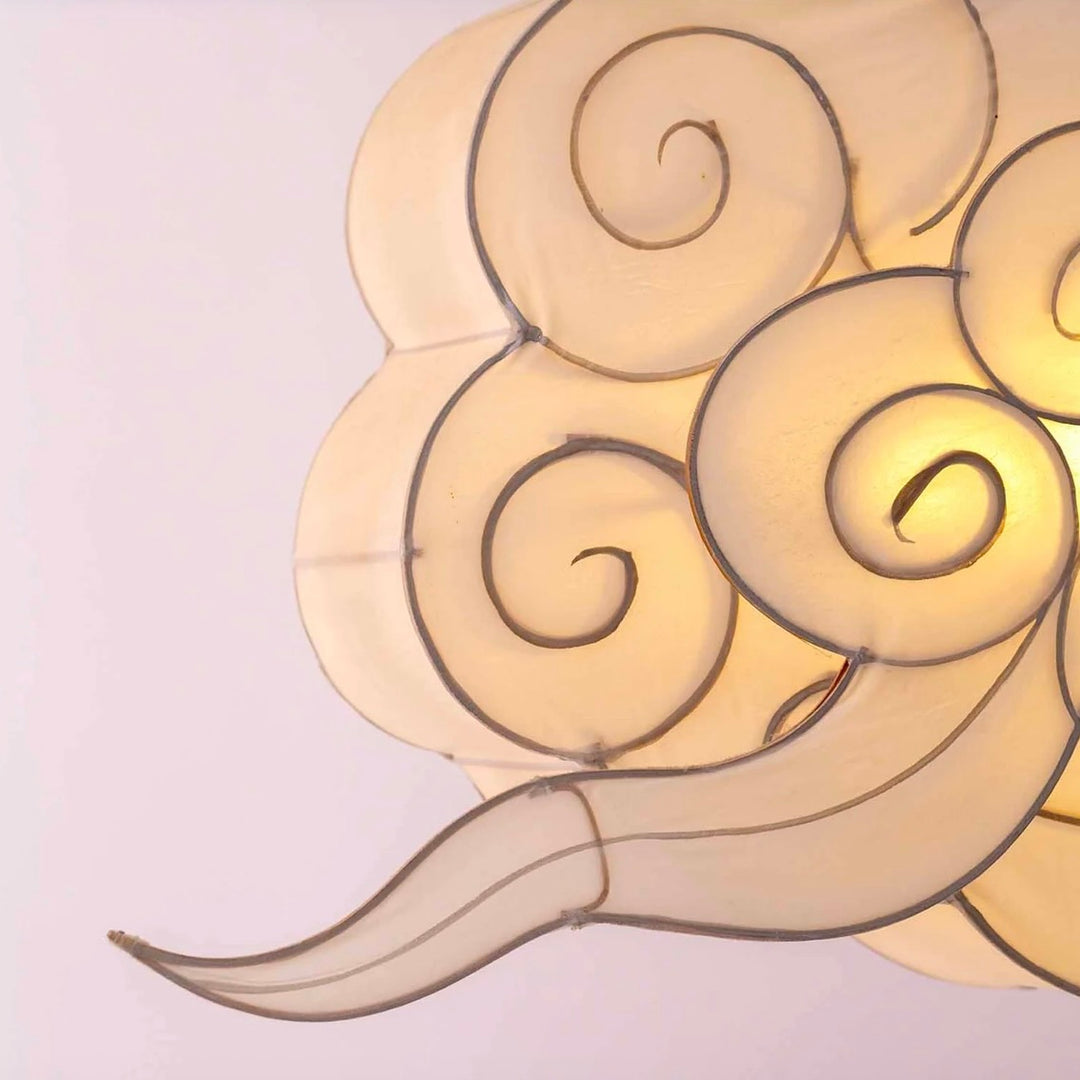 Bamboo Cloud Pendant Light