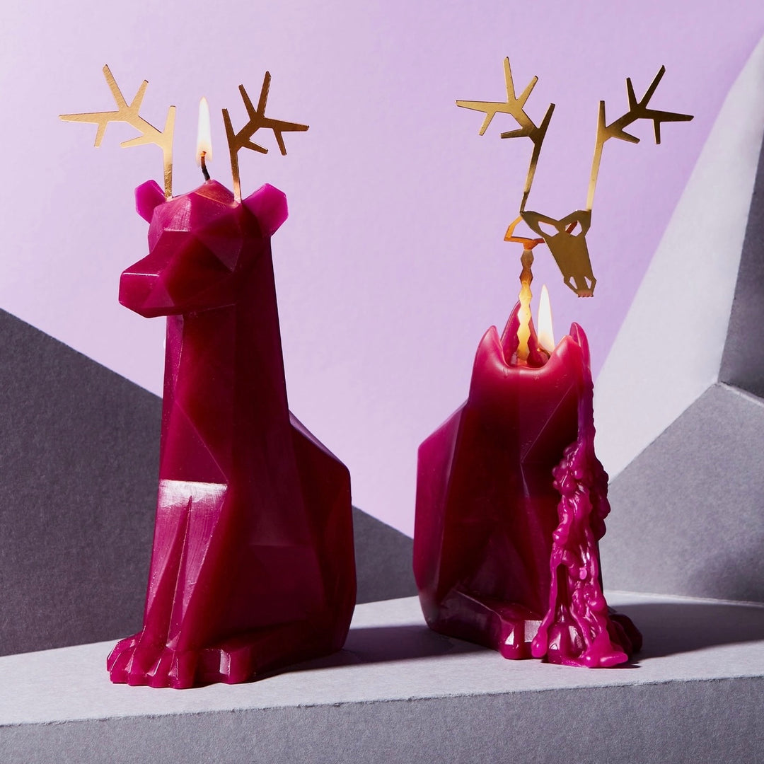 Pyropet Dari Reindeer Skeleton Candle