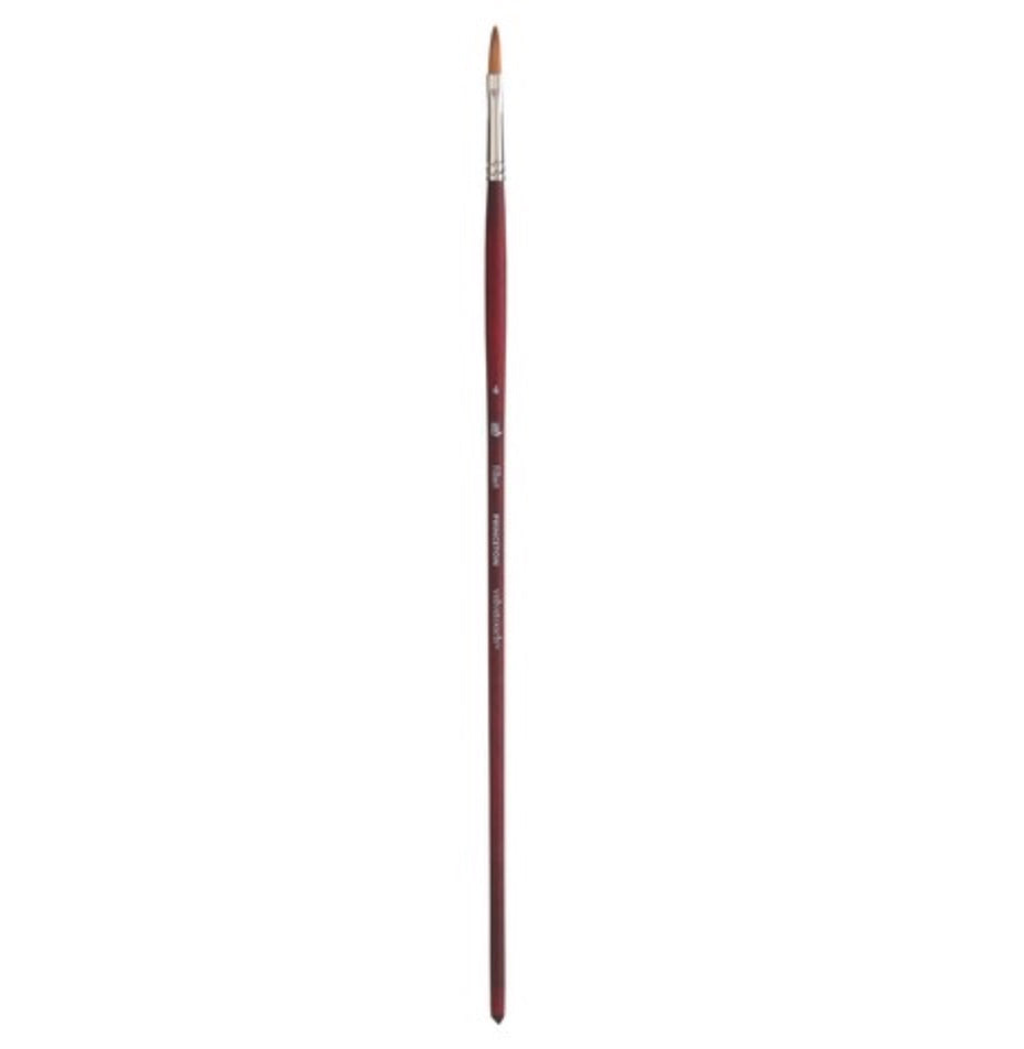 Velvetouch Golden Taklon Long Handle Filbert 4