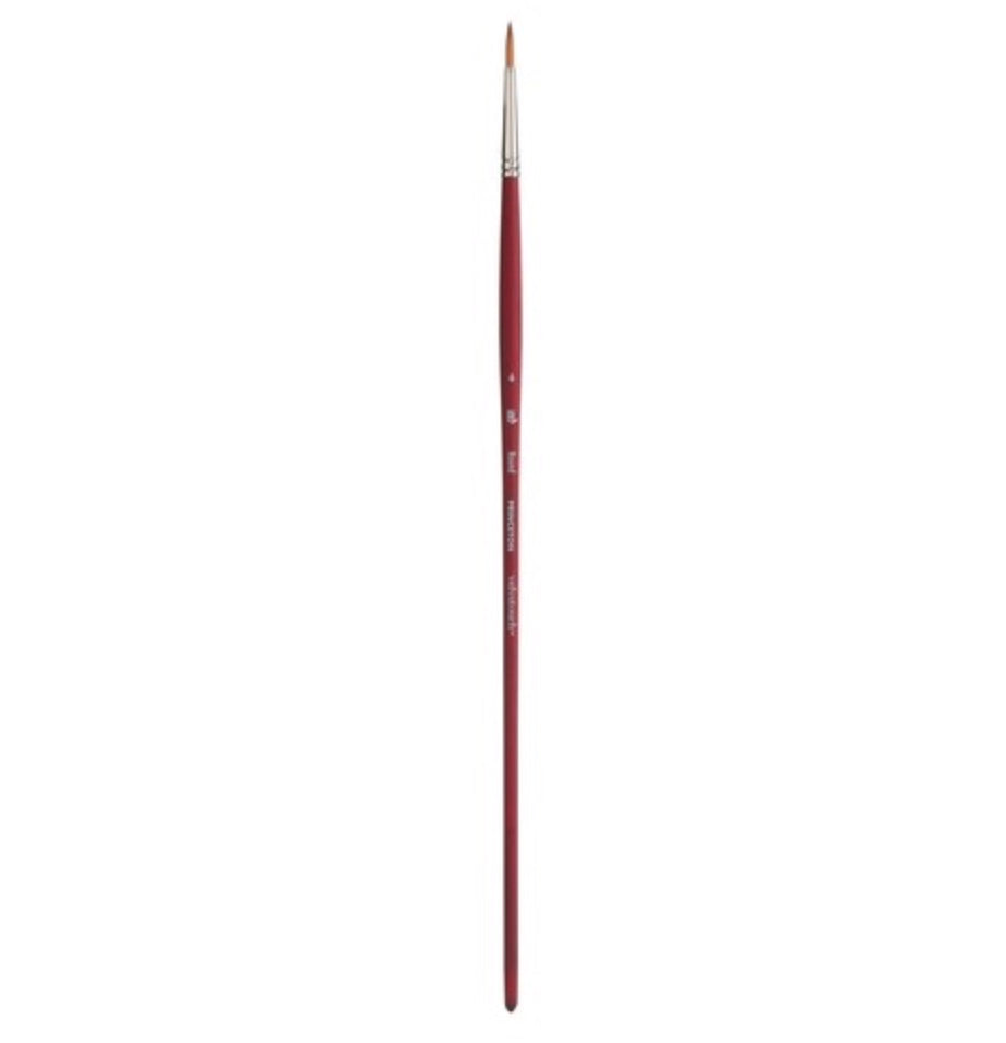 Velvetouch Golden Taklon Long Handle Round 4
