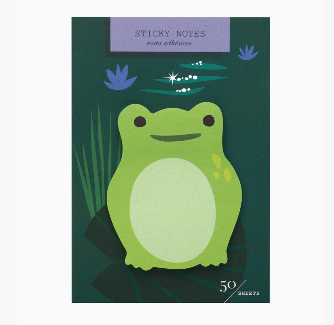 Frog Die Cut Sticky Notes