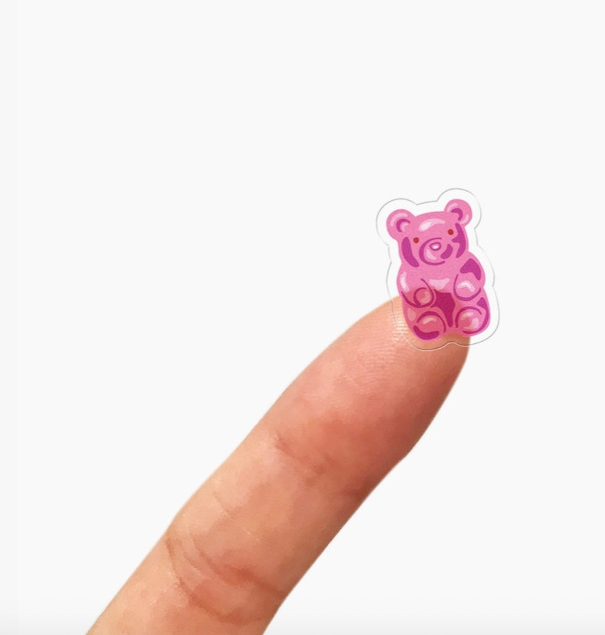 Gummy Bears Clear Stickers