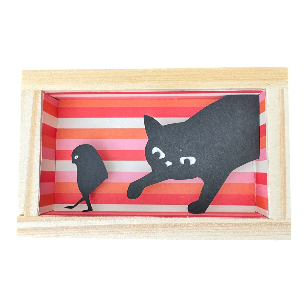 Shadow Box - Cat &amp; Bird
