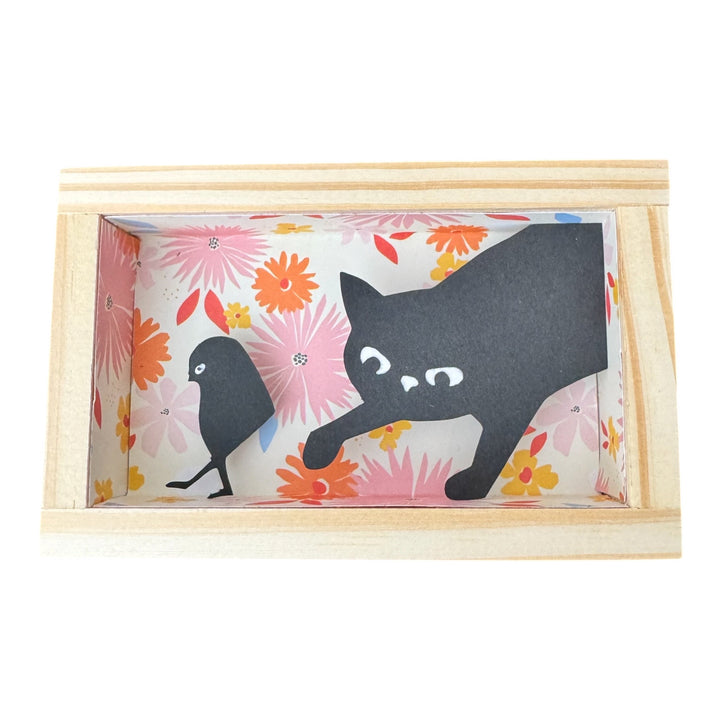 Shadow Box - Cat &amp; Bird