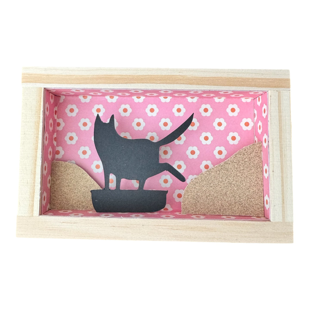 Shadow Box - Cat &amp; Litter