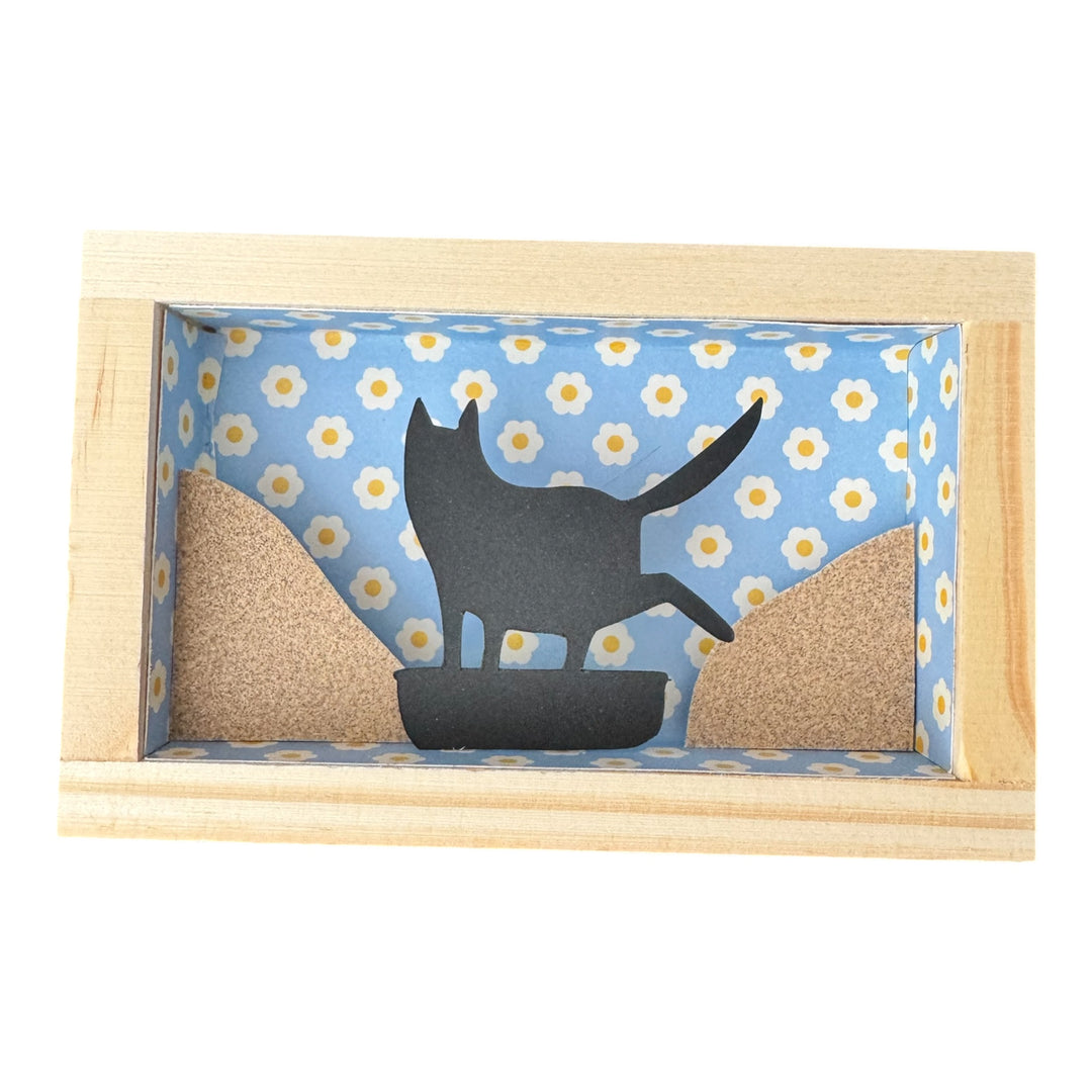 Shadow Box - Cat &amp; Litter